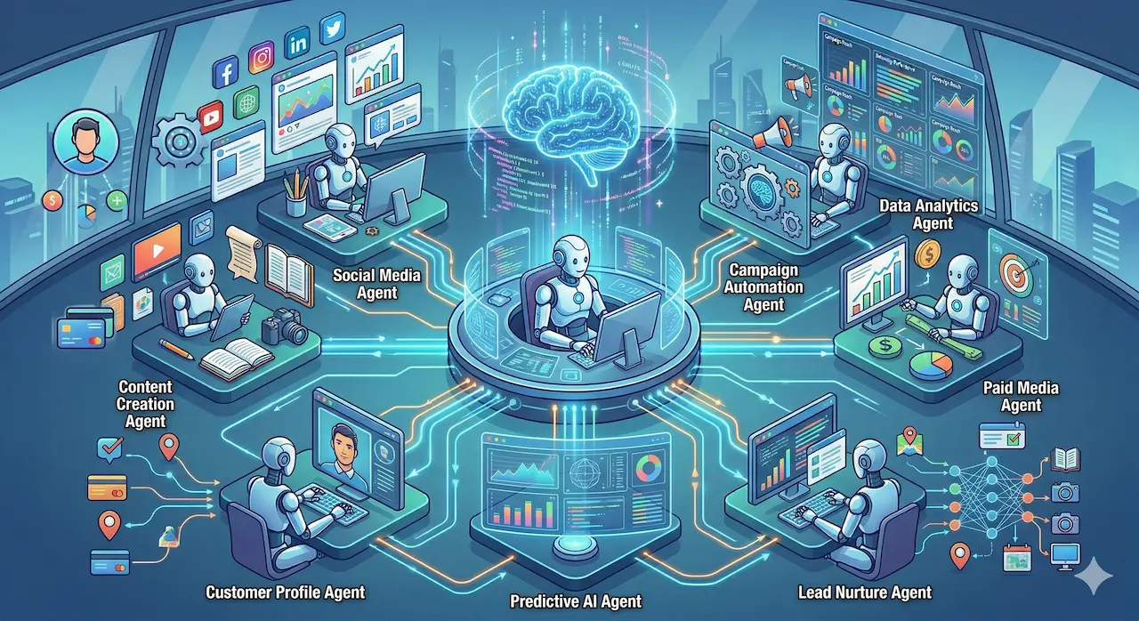 Multi-agent Marketing System: the Complete Guide (2026)