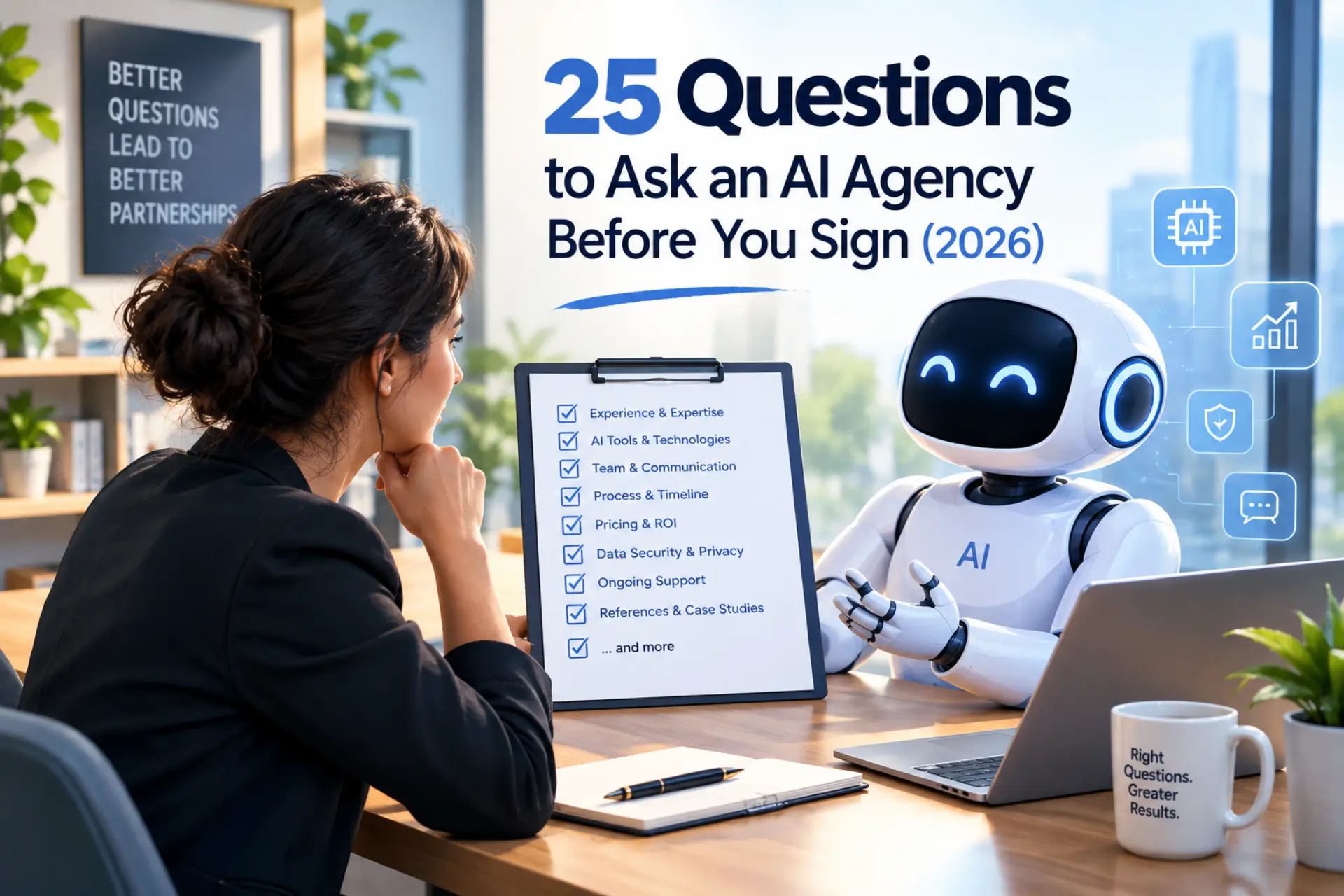 25 Questions to Ask an AI Agency Before You Sign
